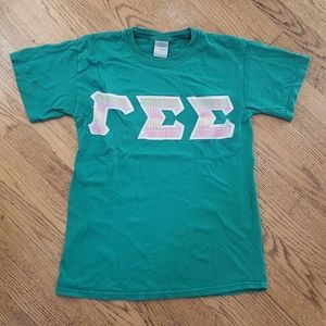 Gamma Sigma Sigma House Letters T-Shirt Size S